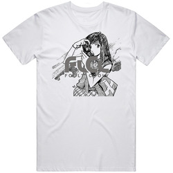 Foolycooly Anime Unisex White T Shirt Foolycooly Anime Unisex White T Shirt