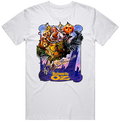 Return To Oz Movie Unisex White T Shirt Return To Oz Movie Unisex White T Shirt