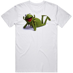 Kermit The Frog Muppets Unisex White T Shirt Kermit The Frog Muppets Unisex White T Shirt