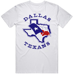 Dallas Texans Arena Football League Team Fan Logo Unisex White T Shirt Dallas Texans Arena Football League Team Fan Logo Unisex White T Shirt