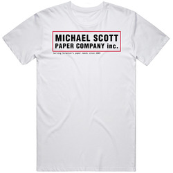 Michael Scott Paper Company Scranton The Office Fan Unisex White T Shirt Michael Scott Paper Company Scranton The Office Fan Unisex White T Shirt