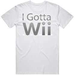 I Need A Wii Unisex White T Shirt I Need A Wii Unisex White T Shirt