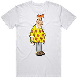 Bobby's World Uncle Ted Retro 90s Animated Tv Show Fan Unisex White T Shirt Bobby's World Uncle Ted Retro 90s Animated Tv Show Fan Unisex White T Shirt