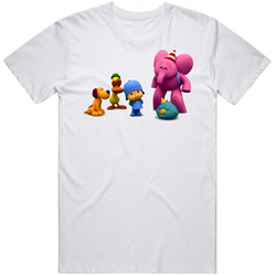 Pocoyo Spanish Animation Unisex White T Shirt