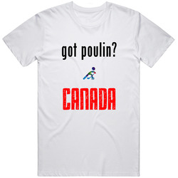 Marie-philip Poulin Canada Got Hockey Unisex White T Shirt Marie-philip Poulin Canada Got Hockey Unisex White T Shirt
