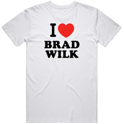 I Love Brad Wilk Drummer Band Music Fan Unisex White T Shirt I Love Brad Wilk Drummer Band Music Fan Unisex White T Shirt