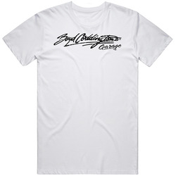Boyd Coddington Automobile Car Motorcycle Parts Cool Distressed Style Brand Logo Emblem Unisex White T Shirt Boyd Coddington Automobile Car Motorcycle Parts Cool Distressed Style Brand Logo Emblem Unisex White T Shirt