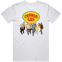 Corner Gas Tv Show Unisex White T Shirt Corner Gas Tv Show Unisex White T Shirt