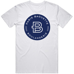 Paris Baquette Boulangerie Popular Bakery Restaurant Unisex White T Shirt Paris Baquette Boulangerie Popular Bakery Restaurant Unisex White T Shirt