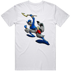 Sly Cooper Video Game Unisex White T Shirt Sly Cooper Video Game Unisex White T Shirt