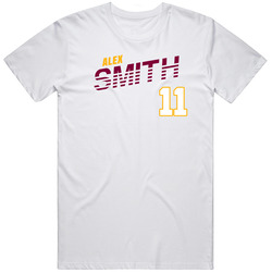 Alex Smith 11 Favorite Player Washington Football Unisex White T Shirt Alex Smith 11 Favorite Player Washington Football Unisex White T Shirt