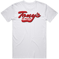 Tonys Di Napoli New York Italian Restaurant Food Lover Foodie Unisex White T Shirt Tonys Di Napoli New York Italian Restaurant Food Lover Foodie Unisex White T Shirt
