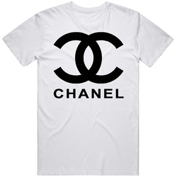 T-shirt Chanel Drip High End Logo Symbol Graphic Womens White Tee Size S To 2xl Unisex Classic Cotton Size Large Unisex White T Shirt