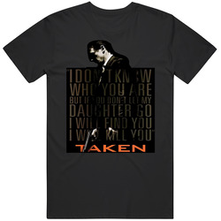 Taken Movie Unisex Black T Shirt Taken Movie Unisex Black T Shirt