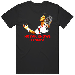 Novak Djokovic Serbian Tennis Player Unisex Black T Shirt Novak Djokovic Serbian Tennis Player Unisex Black T Shirt