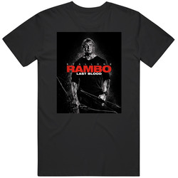 Rambo Last Blood Action Movie Fan Unisex Black T Shirt Rambo Last Blood Action Movie Fan Unisex Black T Shirt