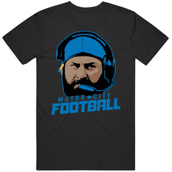 Motor City Football Matt Patricia Coach Detroit Football Fan Unisex Black T Shirt Motor City Football Matt Patricia Coach Detroit Football Fan Unisex Black T Shirt