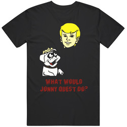 Jonny Quest Wwd Retro Cartoon Unisex Black T Shirt Jonny Quest Wwd Retro Cartoon Unisex Black T Shirt