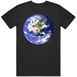 Planet Earth Space Unisex Black T Shirt Planet Earth Space Unisex Black T Shirt