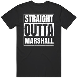 Straight Outta Marshall Texas City Compton Parody Grunge Unisex Black T Shirt Straight Outta Marshall Texas City Compton Parody Grunge Unisex Black T Shirt