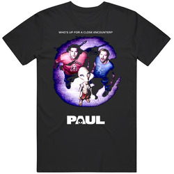 Paul Animated Movie 2011 Unisex Black T Shirt