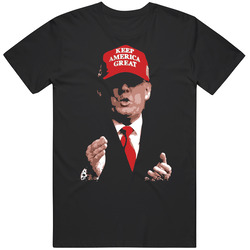 Keep America Great Donald Trump Wearing Political Unisex Black T Shirt Keep America Great Donald Trump Wearing Political Unisex Black T Shirt