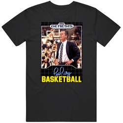Pat Riley Basketball Sega Genesis Cover Fan Unisex Black T Shirt Pat Riley Basketball Sega Genesis Cover Fan Unisex Black T Shirt