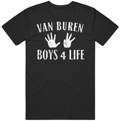 Van Buren Boys Kramer Seinfeld Retro 90s Fictional Gang Sign Funny Geek Fan Unisex Black T Shirt Van Buren Boys Kramer Seinfeld Retro 90s Fictional Gang Sign Funny Geek Fan Unisex Black T Shirt