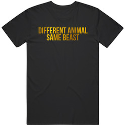 Different Animal Same Beast Gold Kobe Bryant Black Mamba Basketball Legend Fan Unisex Black T Shirt Different Animal Same Beast Gold Kobe Bryant Black Mamba Basketball Legend Fan Unisex Black T Shirt