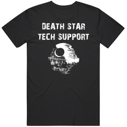 Death Star Tech Support Star Wars Unisex Black T Shirt Death Star Tech Support Star Wars Unisex Black T Shirt