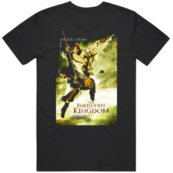 The Forbidden Kingdom Jet Li Jackie Chan Unisex Black T Shirt The Forbidden Kingdom Jet Li Jackie Chan Unisex Black T Shirt