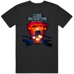 Close Encounters Of The Third Kind Movie Unisex Black T Shirt