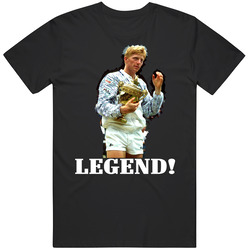 Boris Becker Germany Tennis Unisex Black T Shirt Boris Becker Germany Tennis Unisex Black T Shirt