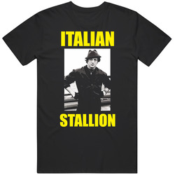 Rocky Italian Stallion Balboa Boxing Movie Black Unisex Black T Shirt Rocky Italian Stallion Balboa Boxing Movie Black Unisex Black T Shirt