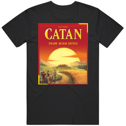 Catan Best Board Game Of All Time Players Unisex Black T Shirt Catan Best Board Game Of All Time Players Unisex Black T Shirt