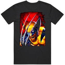 Wolverine Unisex Black T Shirt