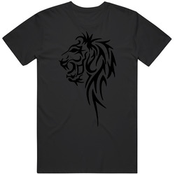 Tribal Lion Tattoo Unisex Black T Shirt Tribal Lion Tattoo Unisex Black T Shirt