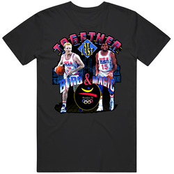 Larry Bird Magic Johnson Dream Team Unisex Black T Shirt Larry Bird Magic Johnson Dream Team Unisex Black T Shirt