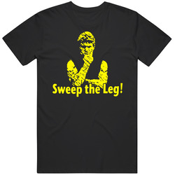 Karate Kid Retro Sweep The Leg Unisex Black T Shirt Karate Kid Retro Sweep The Leg Unisex Black T Shirt