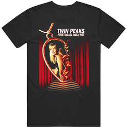 Twin Peaks Fire Walk With Me Unisex Black T Shirt Twin Peaks Fire Walk With Me Unisex Black T Shirt