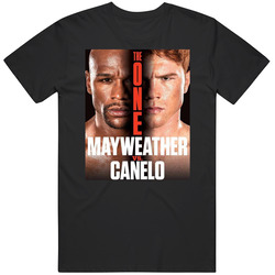 Mayweather Vs Canelo The One Boxing Fan Unisex Black T Shirt Mayweather Vs Canelo The One Boxing Fan Unisex Black T Shirt