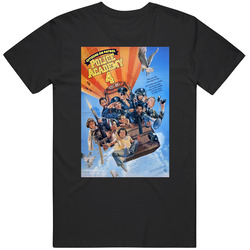 Police Academy 4 Citizens On Patrol Retro Movie  Fan Unisex Black T Shirt