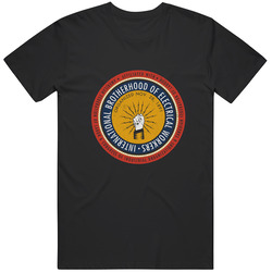 Ibew, T-shirt, Union, Logo, Emblem, Electric, Retro, Workers Unisex Black T Shirt Ibew, T-shirt, Union, Logo, Emblem, Electric, Retro, Workers Unisex Black T Shirt