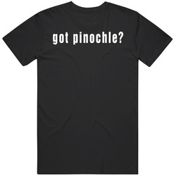 Got Cards Pinochle Unisex Black T Shirt Got Cards Pinochle Unisex Black T Shirt