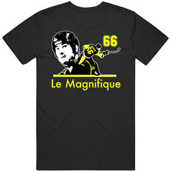 Mario Lemieux Pittsburgh Hockey Unisex Black T Shirt Mario Lemieux Pittsburgh Hockey Unisex Black T Shirt