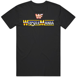 Wwf Wrestlemania Unisex Black T Shirt Wwf Wrestlemania Unisex Black T Shirt