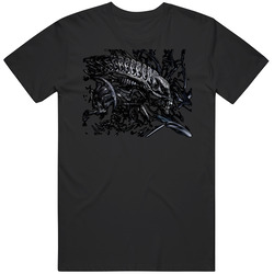 Aliens Movie Horror Retro Monster Unisex Black T Shirt Aliens Movie Horror Retro Monster Unisex Black T Shirt