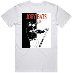 Jose Bautisa Joey Bats Toronto Baseball Unisex White T Shirt Jose Bautisa Joey Bats Toronto Baseball Unisex White T Shirt