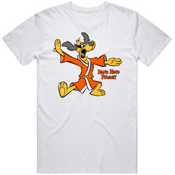 Hong Kong Phooey Cartoon Show Fan Unisex White T Shirt