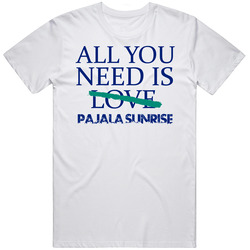 All You Need Is Pajala Sunrise Alcohol Unisex White T Shirt All You Need Is Pajala Sunrise Alcohol Unisex White T Shirt